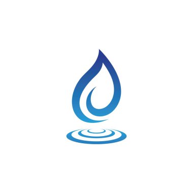 su damlası Logo Şablonu vektör çizimi tasarımı