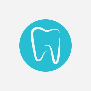 Diş logosu Şablon vektör çizim simgesi tasarımı