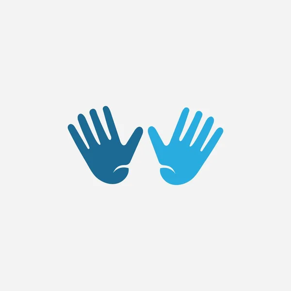 Handverzorging Logo Symbolen Sjabloon Pictogram — Stockvector