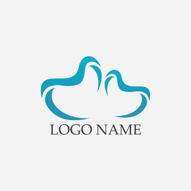 Diş logosu Şablon vektör çizim simgesi tasarımı