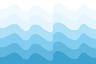 Soyut Su Dalgası Vektör Çizim Arkaplanı