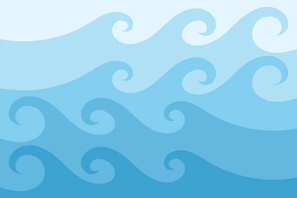 Soyut Su Dalgası Vektör Çizim Arkaplanı