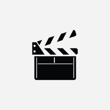 soyut film simgesi vektör illüstrasyon şablonu tasarımı