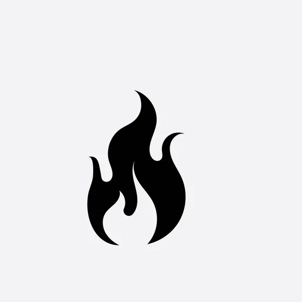 Ateş Vektörü Çizim Şablonunu Ateşle — Stok Vektör
