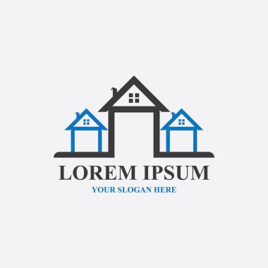 Ev Logosu, Emlak ve İnşaat Logosu Tasarımı