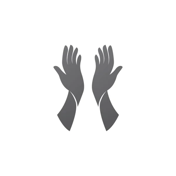 Handverzorgingslogo Symbool Vector — Stockvector