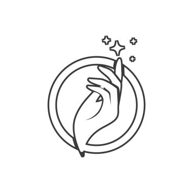 El bakım logosu ve sembol vektörü