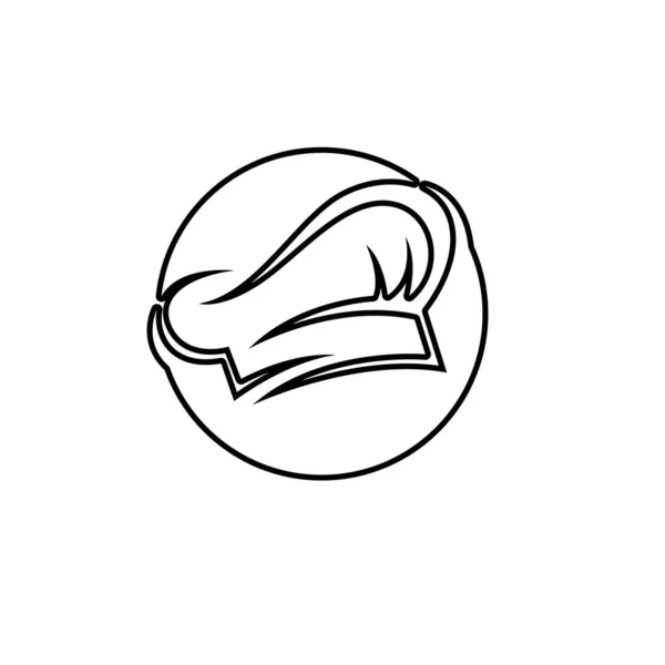 Векторная Иллюстрация Шаблона Логотипа Шеф Повара — стоковый вектор