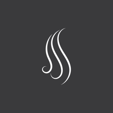  saç kesimi ikonu vektör illüstrasyon tasarımı