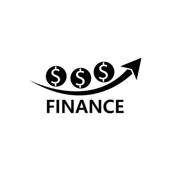 Business Finance Logo Vektör Şablonu — Stok Vektör