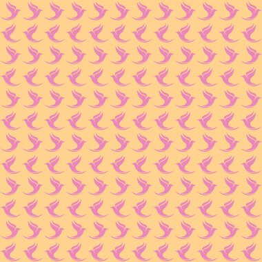 Kusursuz desenli güvercin kuş vektörü