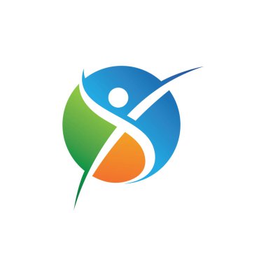 Sağlıklı Yaşam Logosu şablon vektörü