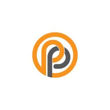 P logo vektör şablonu resmi