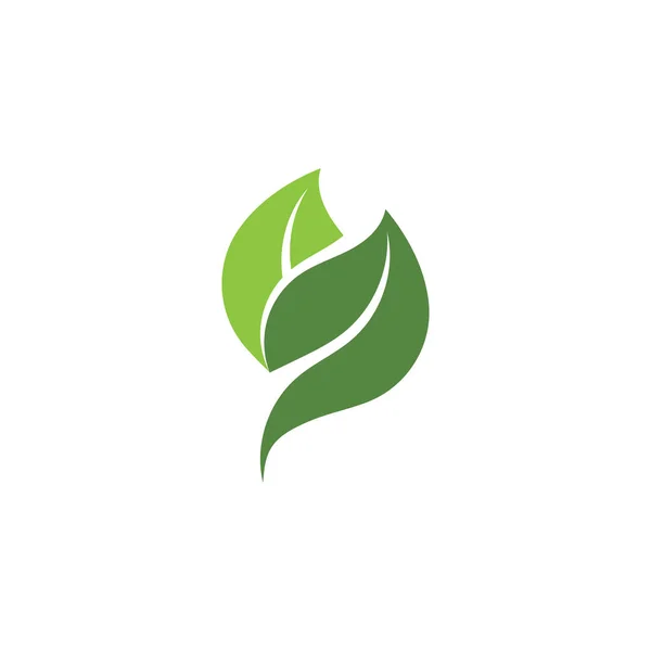 Verde Árbol Hoja Ecología Naturaleza Logo Elemento Vector — Vector de stock