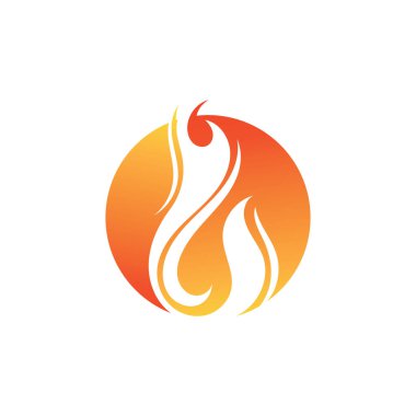 Logo vektör çizim şablonunu ateşle