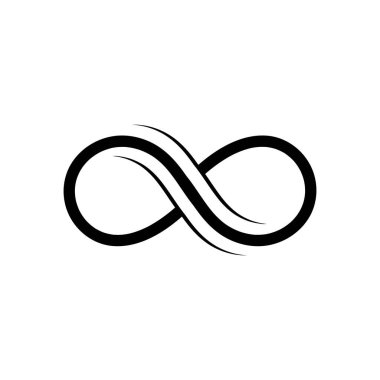 Sonsuzluk Tasarımı Vektör Simgesi Logo şablonu tasarımı