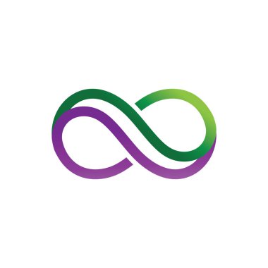 Sonsuzluk Tasarımı Vektör Simgesi Logo şablonu tasarımı