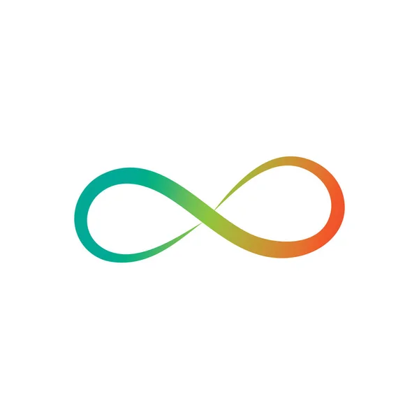 Gambar Ikon Vektor Infinity Design Desain Desain Templat Logo - Stok Vektor