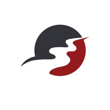 yol logosu ve sembol şablonu