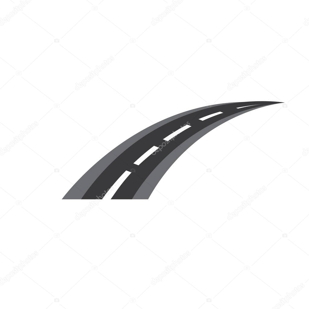 Road logo and symbol template