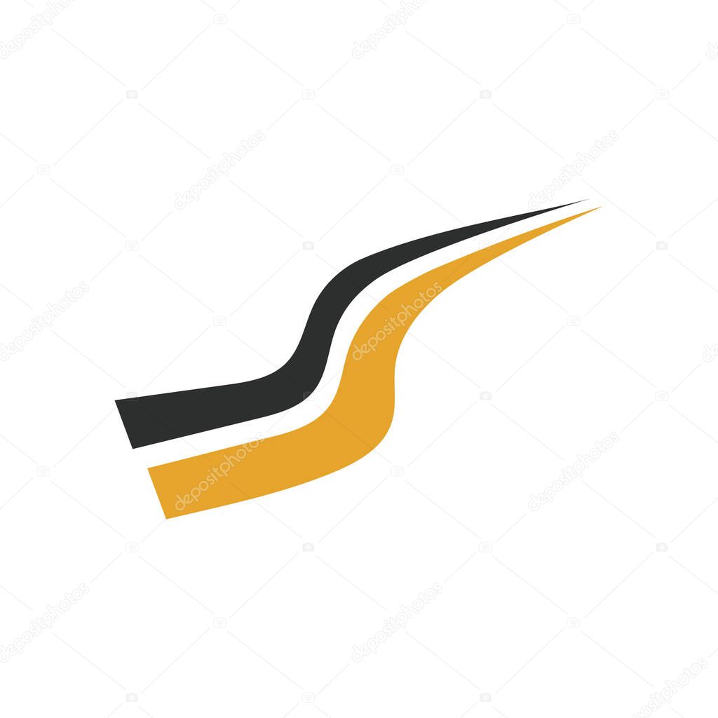 Road logo and symbol template