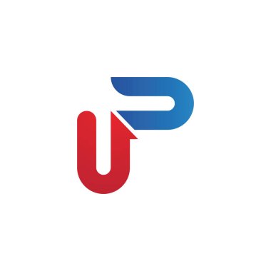 p logosu ve sembol vektör şablonu resmi