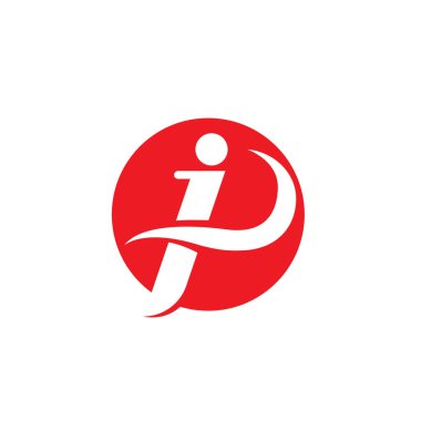 p logosu ve sembol vektör şablonu resmi