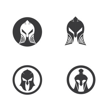 maske gladyatör vektör çizim şablonu tasarımı