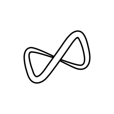 Sonsuzluk Tasarımı Vektör Simgesi Logo şablonu tasarımı