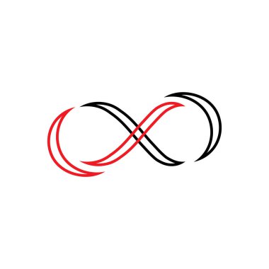 Sonsuzluk Tasarımı Vektör Simgesi Logo şablonu tasarımı