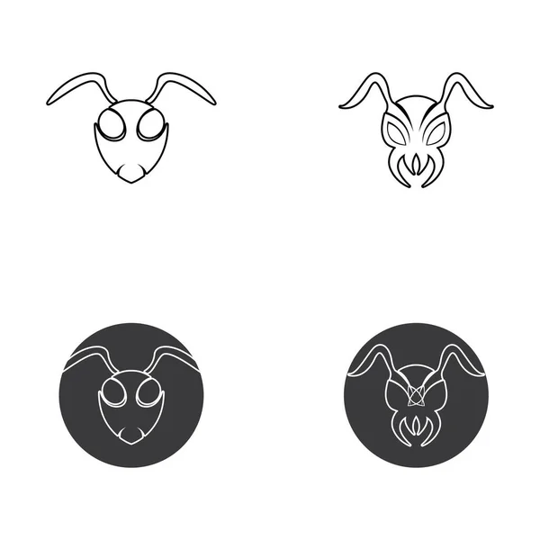Modelo Logotipo Ant Design Ilustração Vetorial — Vetor de Stock
