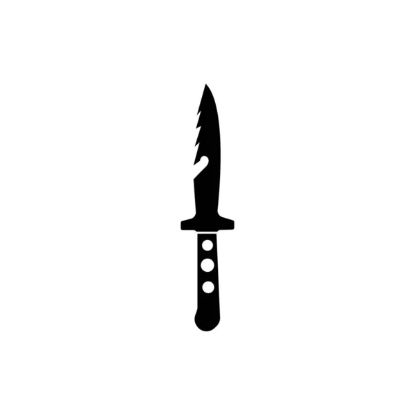 Knivarmé Vektor Logotyp Och Symbol — Stock vektor
