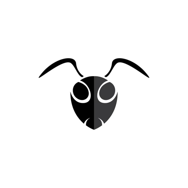 Ant Logo Template Vector Illustratie Ontwerp — Stockvector