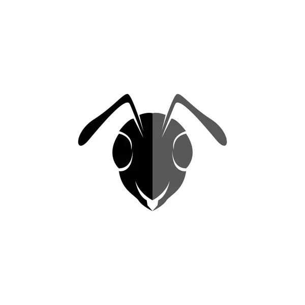 Ant Logo Template Vector Illustration Design — Stock Vector