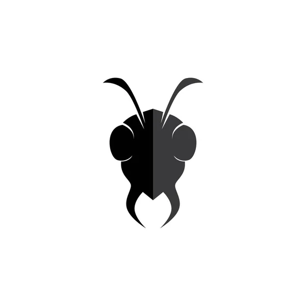 Ant Logo Template Vector Illustratie Ontwerp — Stockvector