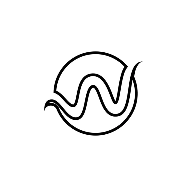 Letter Logo Modello Disegno Vettoriale Illustrazione — Vettoriale Stock