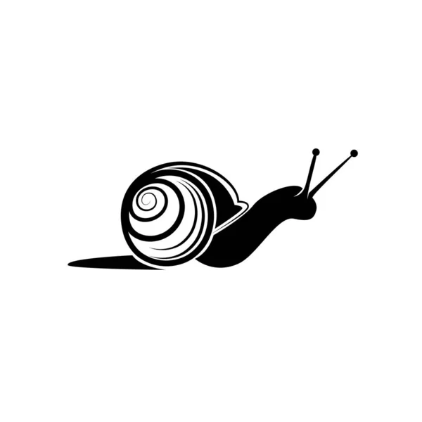 Slak Dier Logo Symbool Template — Stockvector