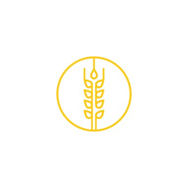 Tarım buğday vektör tasarımı 