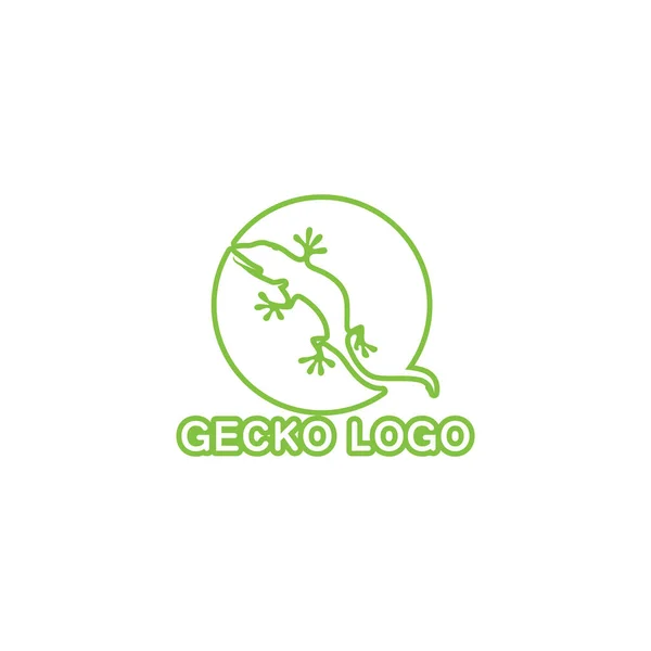 Ящірка Chameleon Gecko Silhouette Black Vector — стоковий вектор