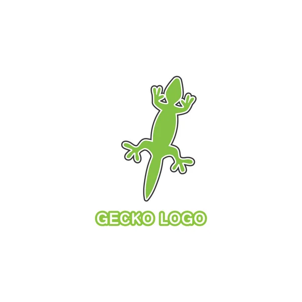 Ящірка Chameleon Gecko Silhouette Black Vector — стоковий вектор