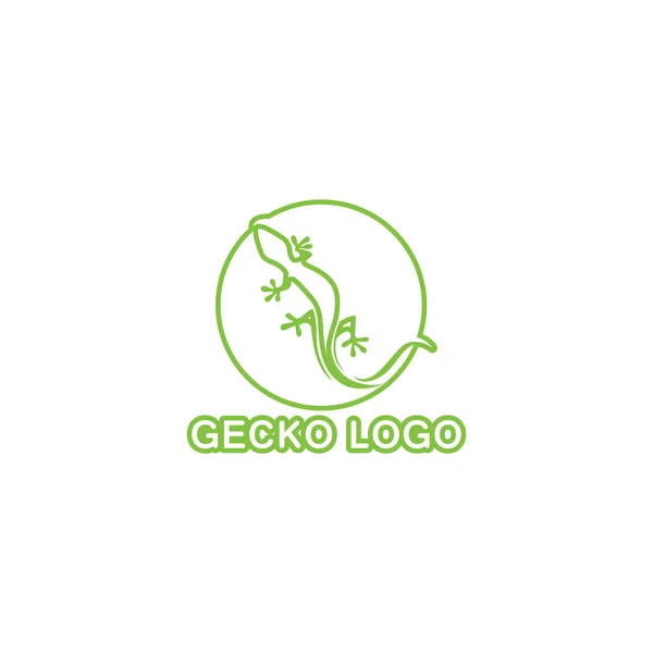 Ящірка Chameleon Gecko Silhouette Black Vector — стоковий вектор