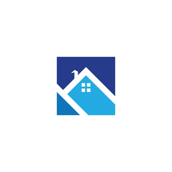 Arquitectura Logo Diseño Vector Plantilla Icono Símbolo Casa — Vector de stock