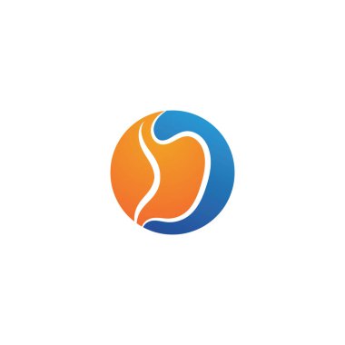 Mide bakım ikonu konsept vektör çizimi tasarladı