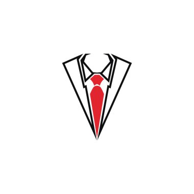 İş için vektör ceket kravatı 