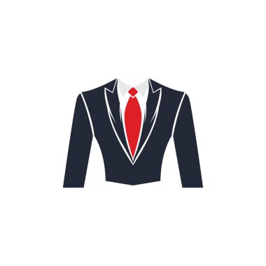 İş için vektör ceket kravatı 