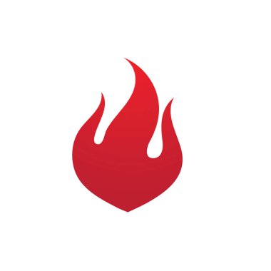 Ateş alev vektör çizimi tasarımı