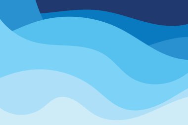 Soyut Su Dalgası Vektör Çizim Arkaplanı