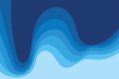 Soyut Su Dalgası Vektör Çizim Arkaplanı