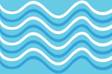 Soyut Su Dalgası Vektör Çizim Arkaplanı