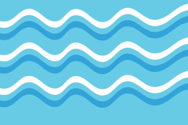 Soyut Su Dalgası Vektör Çizim Arkaplanı